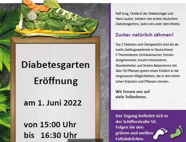 Jährliche Diabetesgarteneröffnung am DGD Krankenhaus Sachsenhausen